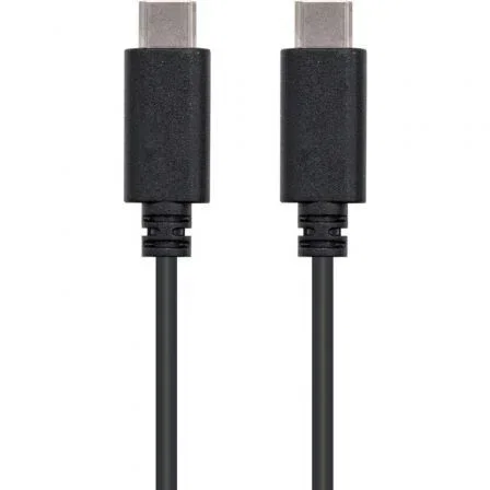 Nanocable Cable USB 2.0 USB-C a USB-C, 1m, Negro Nanocable Cable USB 2.0 USB-C a USB-C, 1m, Negro